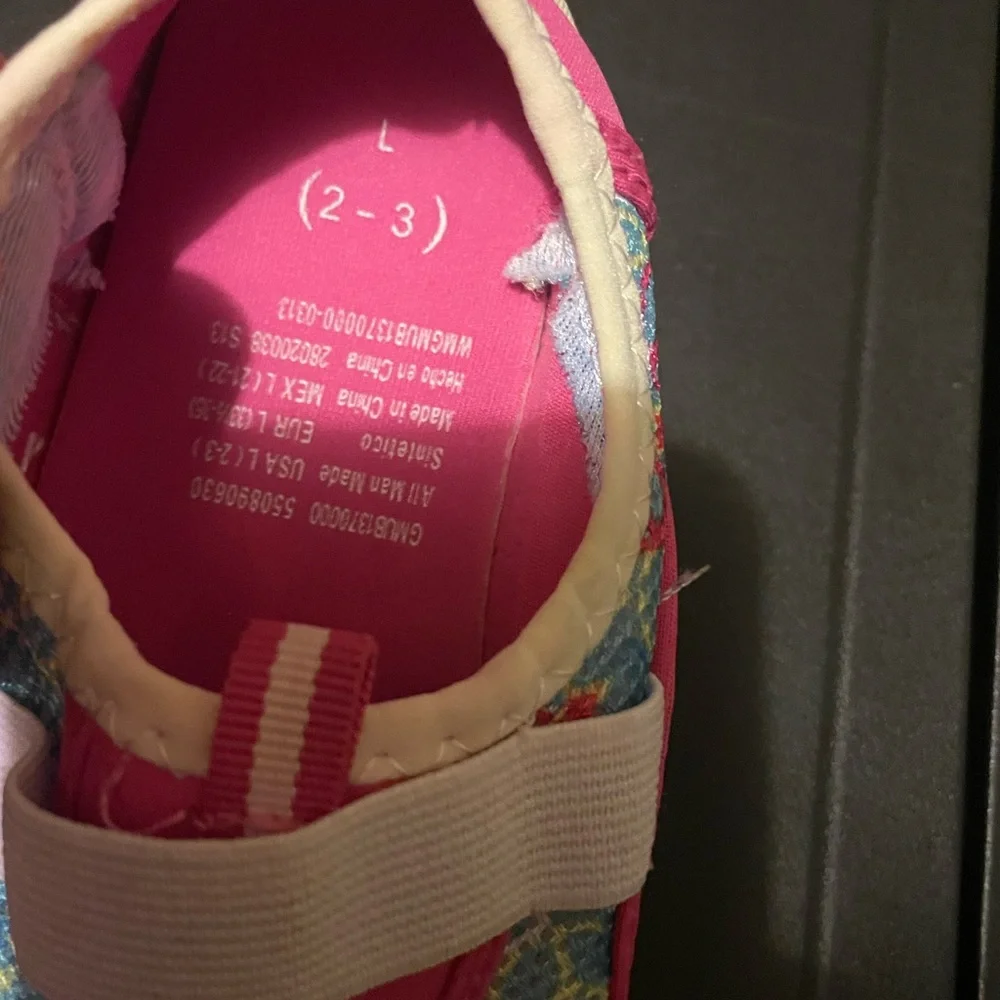 Vibrant Pink Kids Water Shoes
